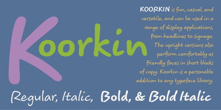 Koorkin font preview