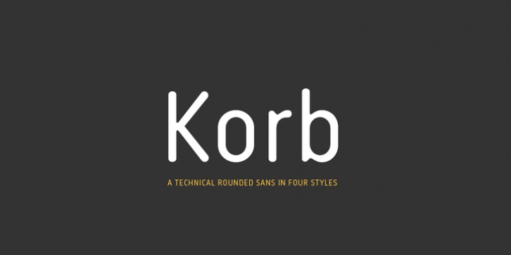 Korb font preview