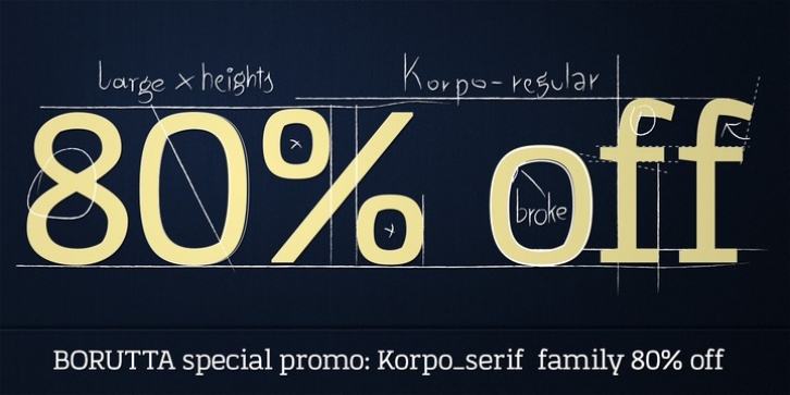 Korpo Serif font preview