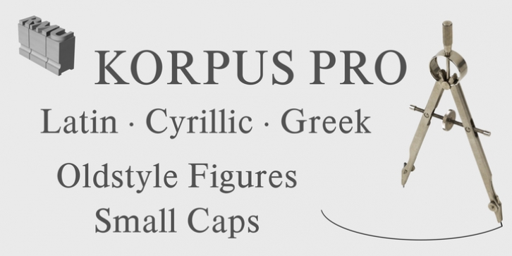 Korpus Pro font preview