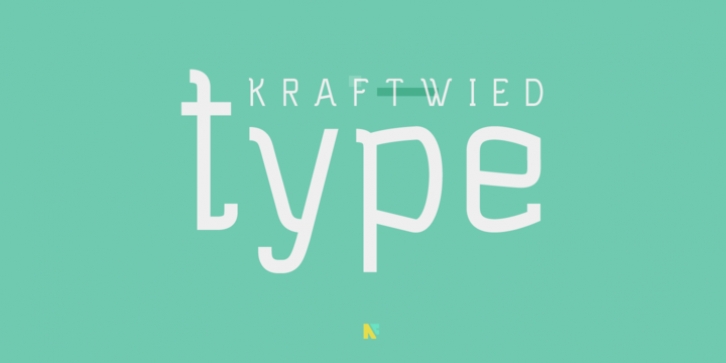 Kraftwied font preview