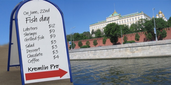 Kremlin Pro font preview