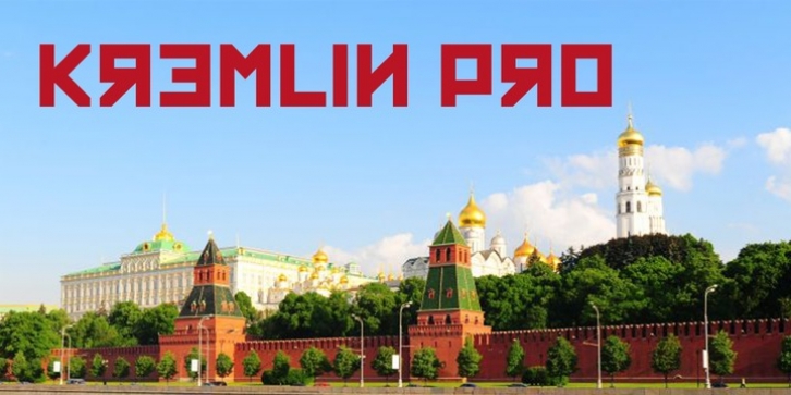 Kremlin Pro font preview