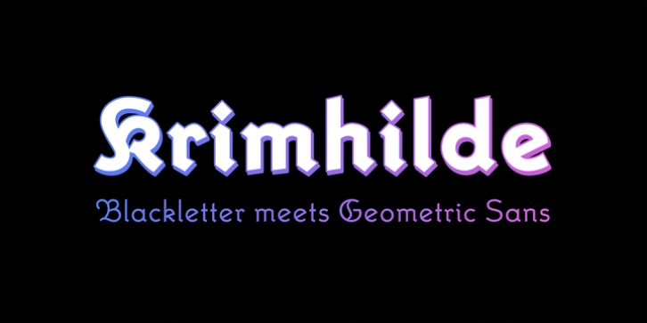 Krimhilde font preview