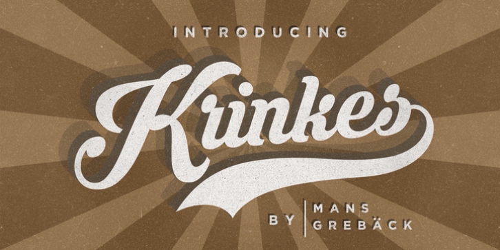 Krinkes font preview