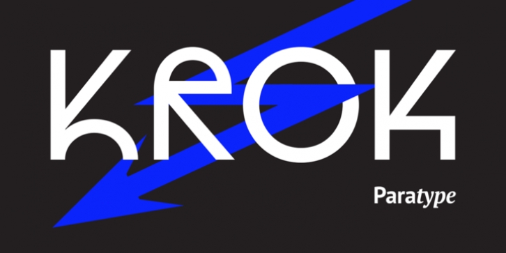 Krok font preview