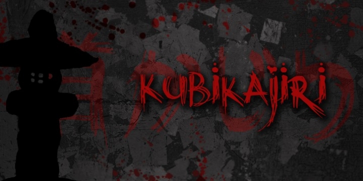 Kubikajiri font preview