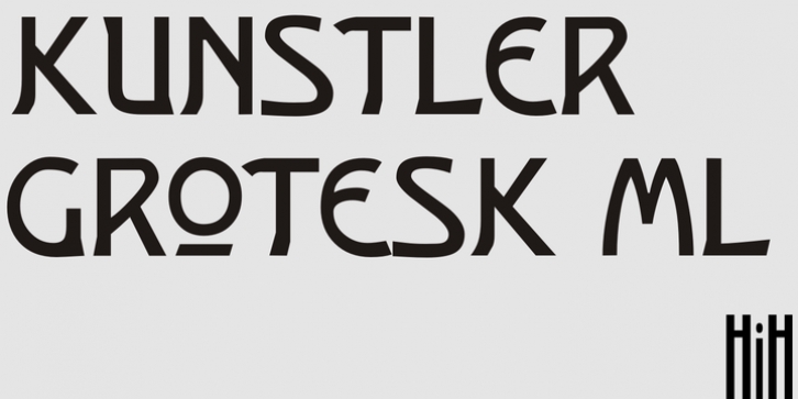 Kunstler Grotesk font preview