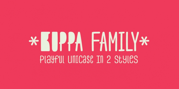 Kuppa font preview