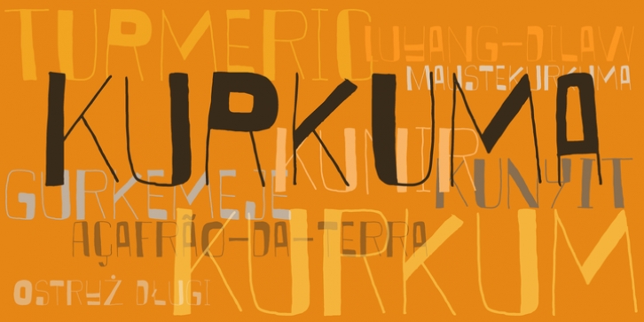 Kurkuma font preview
