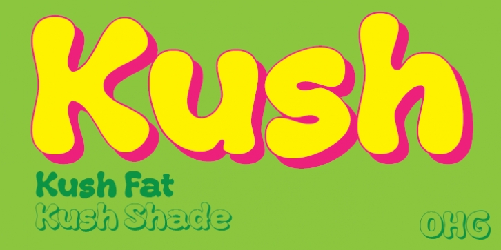 Kush font preview