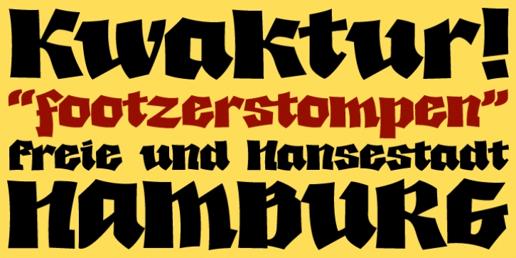 Kwaktur font preview