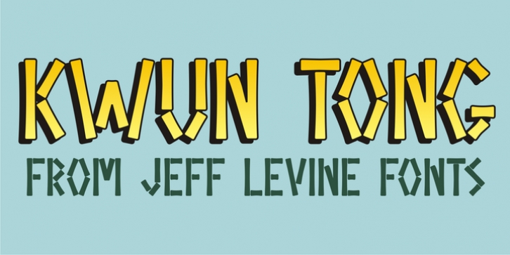 Kwun Tong JNL font preview