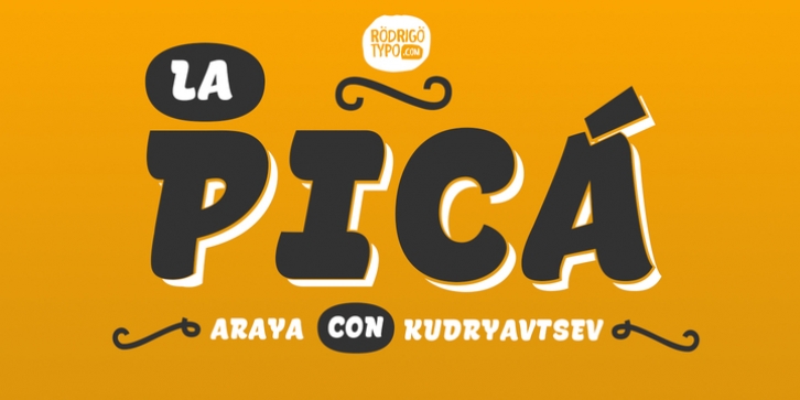 La Pica font preview