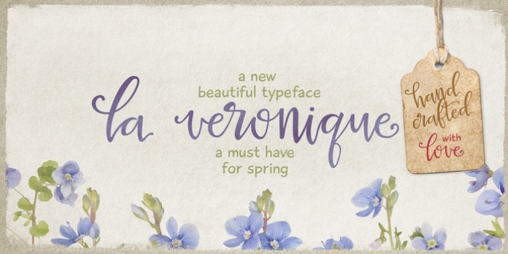 La Veronique font preview