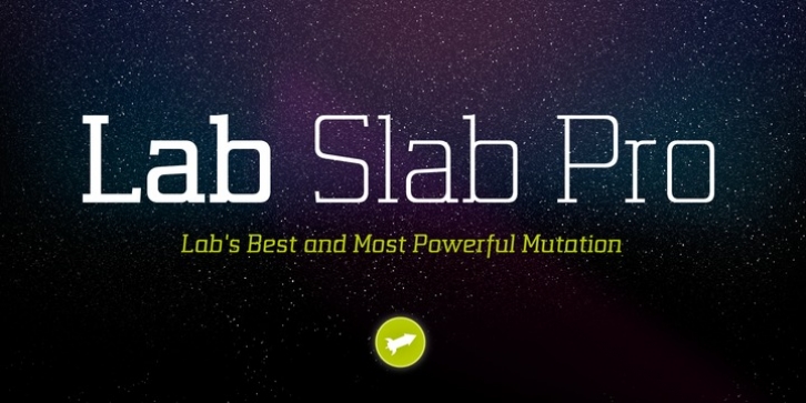 Lab Slab Pro font preview