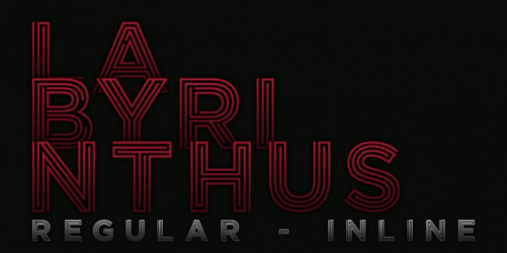 Labyrinthus font preview