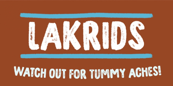 Lakrids font preview