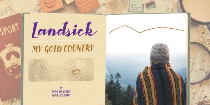 Landsick font preview