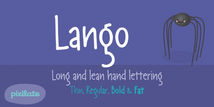 Lango Px font preview