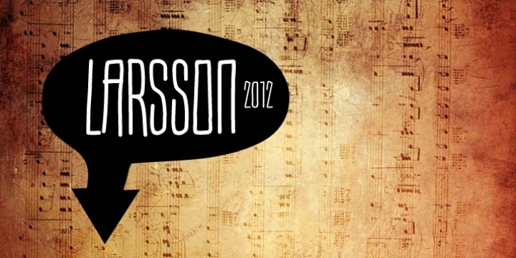 Larsson font preview