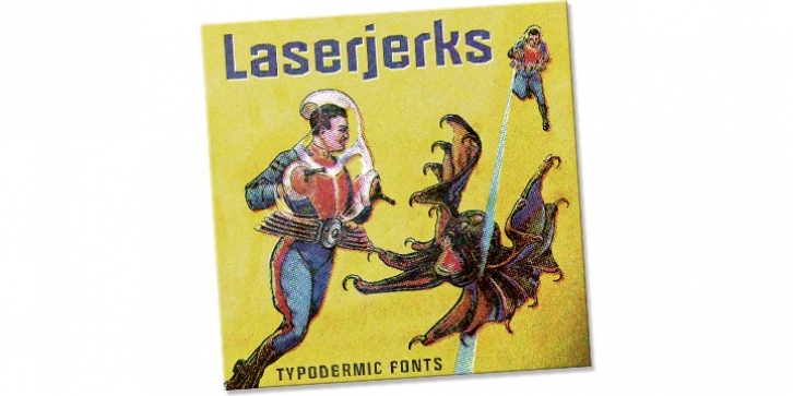 Laserjerks font preview