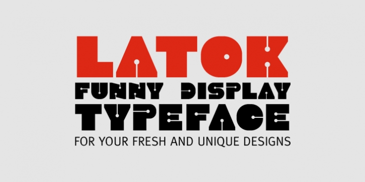 Latok font preview