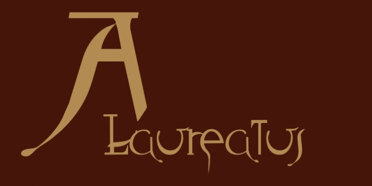 Laureatus font preview