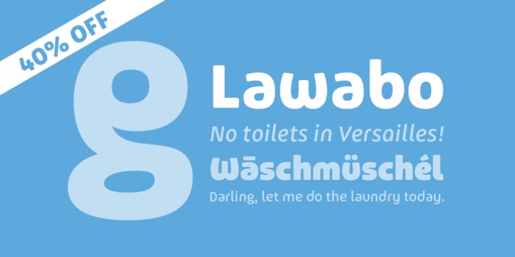 Lawabo font preview