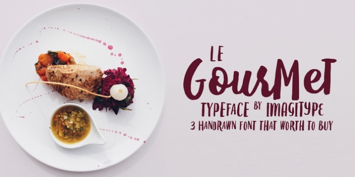 Le Gourmet font preview