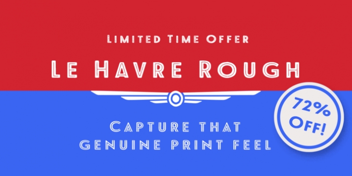 Le Havre Rough font preview