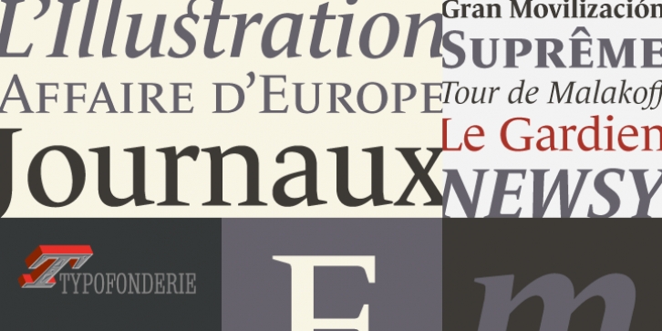 Le Monde Journal Std font preview