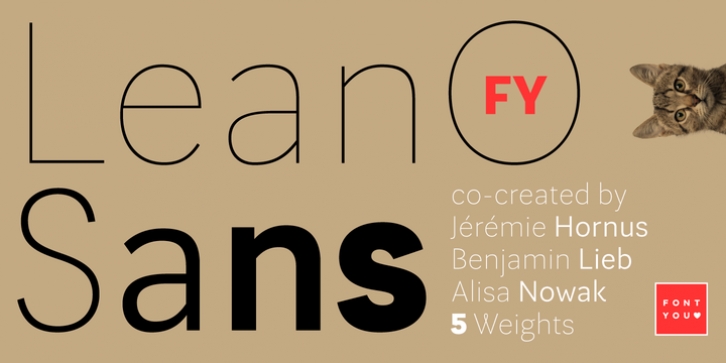 Lean-O Sans FY font preview
