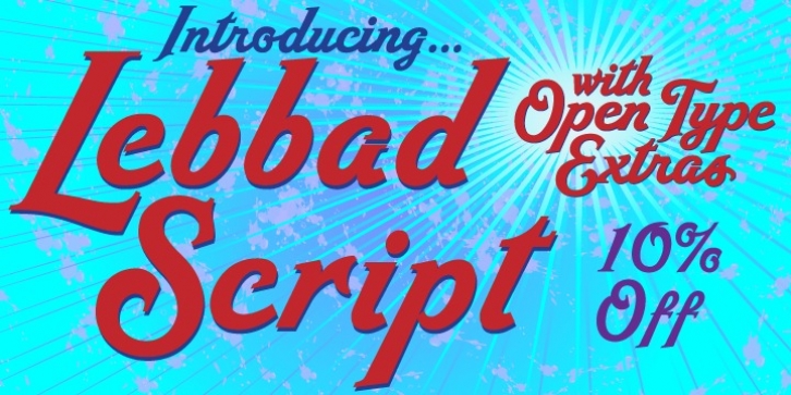 Lebbad Script font preview