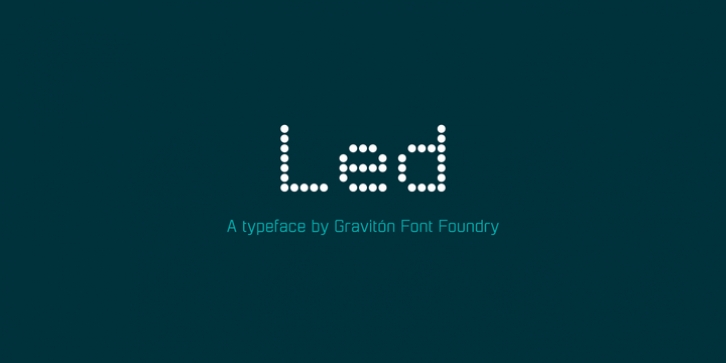 Led font preview