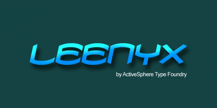 Leenyx font preview