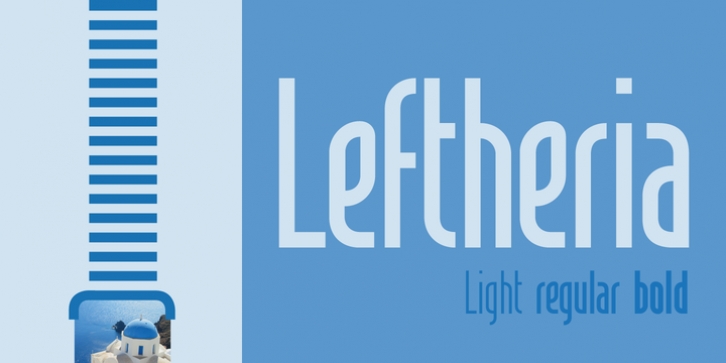 Leftheria font preview