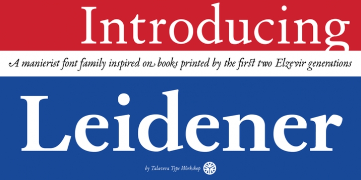 Leidener font preview