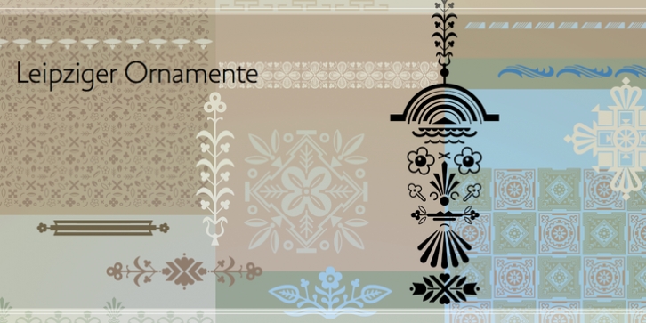 Leipziger Ornamente font preview