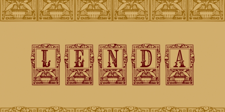 Lenda font preview