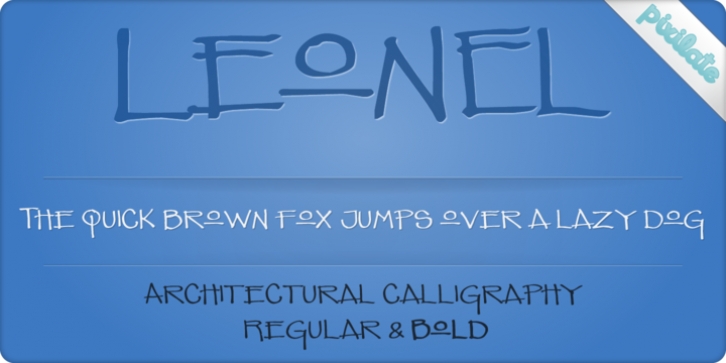 Leonel Px font preview