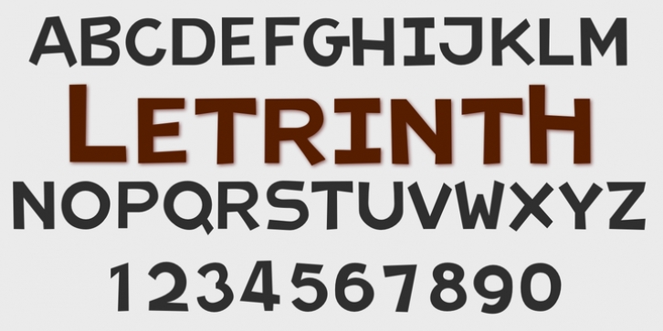 Letrinth font preview