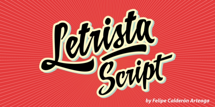 Letrista Script font preview