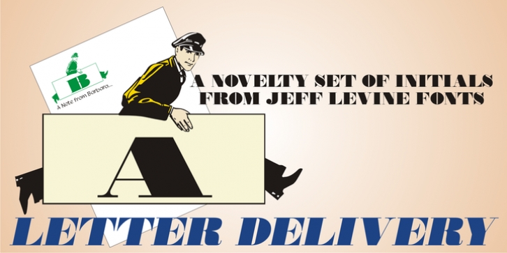 Letter Delivery JNL font preview