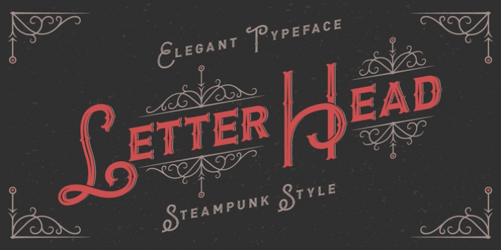 Letter Head font preview