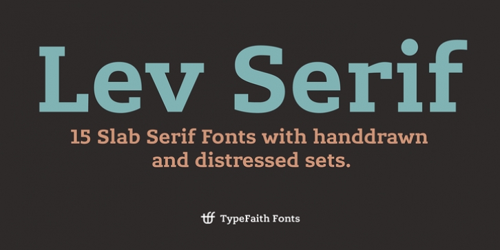 Lev Serif font preview