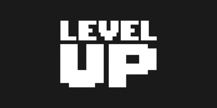 Level Up font preview