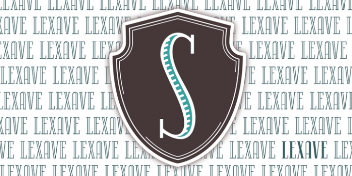 Lexave font preview