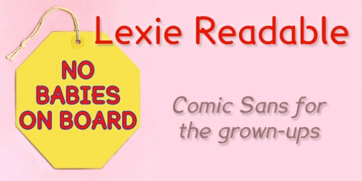 Lexie Readable font preview