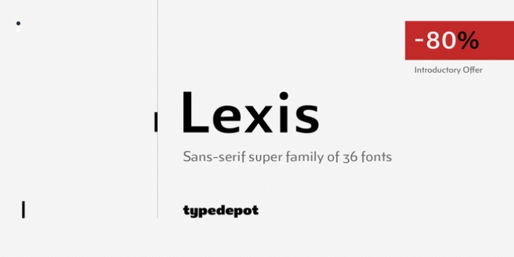 Lexis font preview